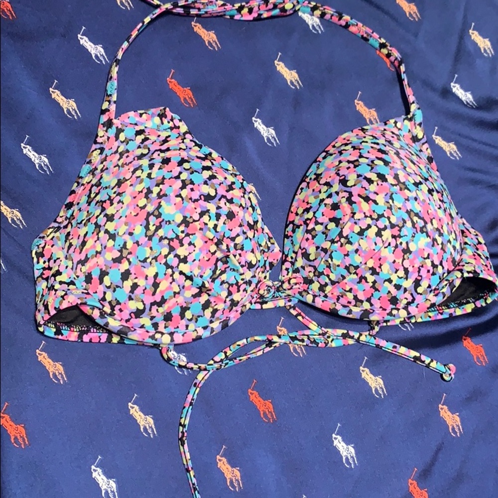 Multicolor bikini top
